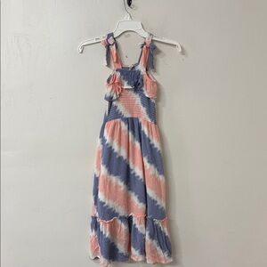 Jessica Simpson Kids Dress in Pink and Blue Tie-Dye